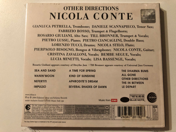 Nicola Conte – Other Directions / Blue Note Audio CD 2004 / 4738192