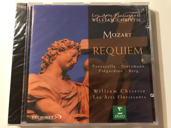 Mozart: Requiem - Panzarella, Stutzmann, Pregardien, Berg, William Christie, Les Arts Florissants / Erato Audio CD / 0630-10697-2