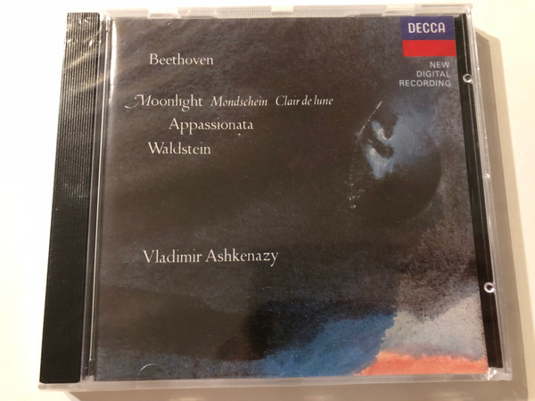 Beethoven: Moonlight = Mondschein = Clair De Lune, Appassionata, Waldstein - Vladimir Ashkenazy / Decca Audio CD 1990 / 425 838-2