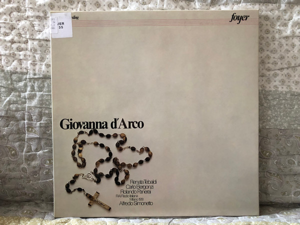 Giovanna D'Arco - Renata Tebaldi, Carlo Bergonzi, Rolando Panerai, RAI Radio Italiana Milano 1951, Alfredo Simonetto / Foyer Live Recording 3x LP, Box Set / FO 1040 (3)