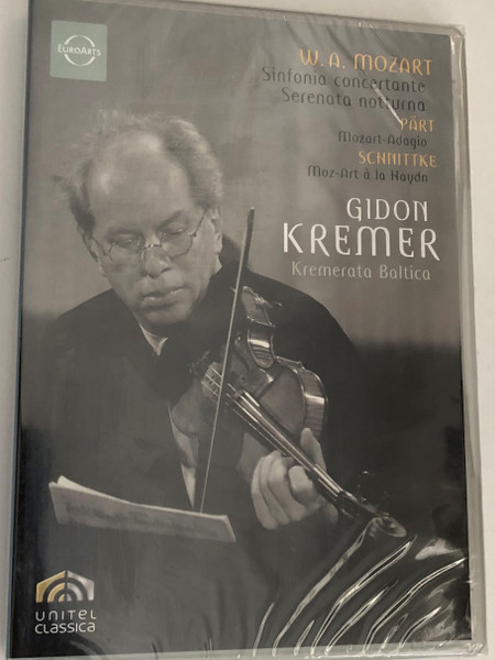 Mozart: Sinfonia concertante; Serenata notturna; Part: Mozart-Adagio; Schnittke: Moz-Art a la Haydn / Gidon Cremer / A performance from the Mozartwoche, Salzburg / Directed by Horant H. Hohlfeld / DVD