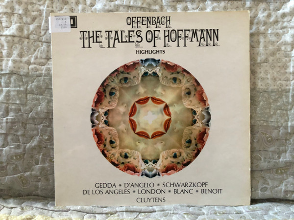 Offenbach: The Tales Of Hoffman (Highlights) - Gedda, D'Angelo, Schwarzkopf, De Los Angeles, London, Blanc, Benoit, Cluytens / His Master's Voice LP Stereo 1965 / ASD 2330