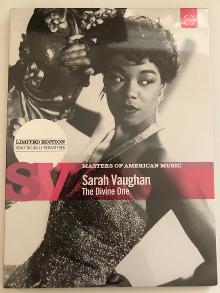 Masters of American Music Sarah Vaughan - The Divine One  Newly Digitally Remastered  Directed by Matthew Seig  Written by Dan Morgenstein  Produced by Toby Byron & Richard Saylor  DVD (880242571281)