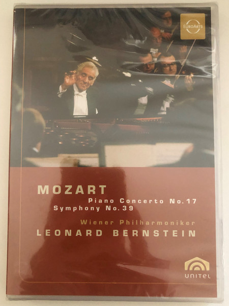 Mozart Piano Concerto 17 & Symphony 39  Bernstein, Wiener Philharmoniker  Wiener Philharmoniker  Conductor Leonard Bernstein  Recorded at the Grosser Musikvereinssaal, Vienna, 3-11 October 1981  DVD (880242720986)