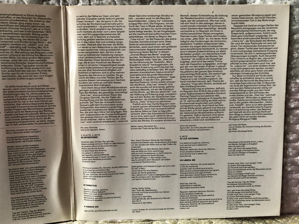Verdi: Messa Da Requiem - Cheryl Studer, Dolora Zajic, Luciano Pavarotti, Samuel Ramey, Chor Und Orchester Der Mailänder Scala, Dirigent: Riccardo Muti / ETERNA 2x LP Stereo 1987 / 7 29 289-290