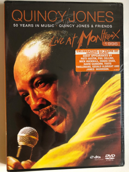 Quincy Jones 50 Years in Music - Live at Montreux 1996  DVD Video (801213908790)