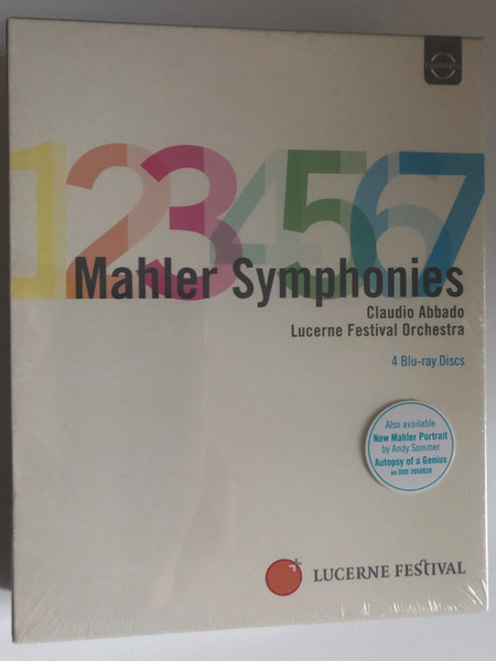The Abbado Mahler Symphonies 1-7; 4 Blu-ray Disc Set  Magdalena Kožená mezzo-soprano - Yuja Wang piano  Lucerne Festival Orchestra  Conductor Claudio Abbado  Blu-ray (880242585745)