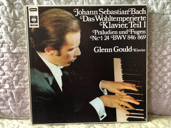 Johann Sebastian Bach: Das Wohltemperierte Klavier, Teil 1, Präludien Und Fugen Nr. 1-24 BWV 846-869 - Glenn Gould (klavier) / CBS 2x LP, Box Set / S77225