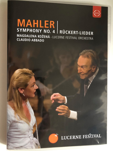 Lucerne Festival 2009 - Abbado conducts Mahler No. 4 Rückert Lieder / Magdalena Kožená mezzo-soprano / Lucerne Festival Orchestra / Conductor: Claudio Abbado / Recorded live at the Concert Hall of the KKL Luzern, 21-22 August 2009 / DVD (880242579881)