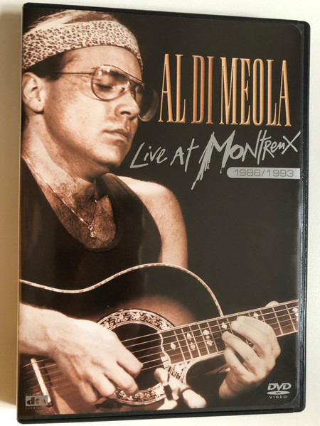 Al Di Meola - Live at Montreux 1986 & 1993  Recorded live at the MONTREUX JAZZ FESTIVAL  Executive Producer for Montreux Sounds SA Claude Nobs  DVD (801213904693)