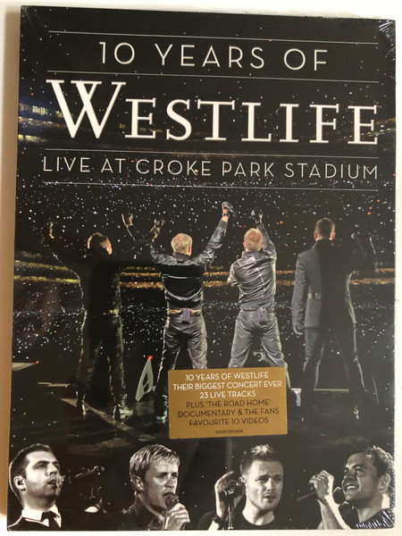 10 Years of Westlife-Live at Croke Park Stadium / Recorded live on 1 June 2008 / Director: Julia Knowles / Producer: Robin Wilson / The Road Home Documentary / DVD (886973894996)