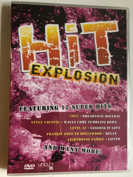 Hit Explosion DVD, 2004 / Various Artists / Featuring 12 Super Rock Hits / 10CC - Style Council - Level 42 - Lighthouse Family and more / DVD (801735404589)