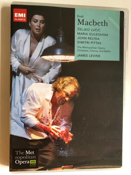 Verdi: Macbeth (The Metropolitan Opera HD Live Series) 2 DVD Set / Metropolitan Opera Orchestra, Chorus and Ballet / Conductor: James Levine / Chorus Master: Donald Palumbo / Bonus: Backstage at the Met with Peter Gelb, James Levine and others / DVD (5099920630492)