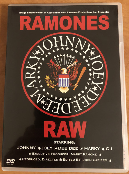 RAMONES - RAW  Punk Rock Documentary  Director John Cafiero  2004 DVD Video (828766132496)