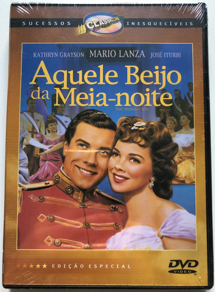 Aquele Beijo da Meia-noite  KATHRYN GRAYSON, MARIO LANZA, JOSÉ ITURBI  EDIÇÃO ESPECIAL  DVD Video (7898366210040)