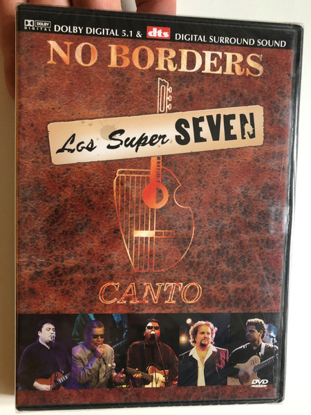 Los Super Seven - No Borders: Canto / The Super SEVEN / International sounds from Cuba, Mexico, Puerto Rico, Peru and Brazil / DAVID HIDALGO - CESAR ROSAS - RUBEN RAMOS - RICK TREVINO - RAUL MALO - ALBERTO SALAS - CAETANO VELOSO / DVD (828765493994)