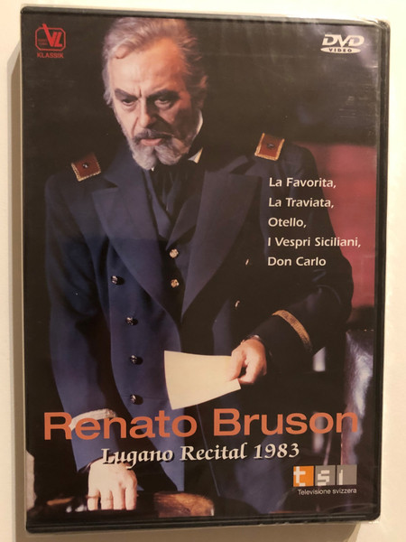 Various Composers - Renato Bruson: Lugano Recital, 1983 / GIUSEPPE VERDI - GIOACCHINO ROSSINI - GAETANO DONIZETTI - RUGGERO LEONCAVALLO - GIOACCHINO PUCCINI / SWITZERLAND-ITALIAN RADIO-TELEVISION ORCHESTRA BRUNO AMADUCCI / DVD (9120005650961)