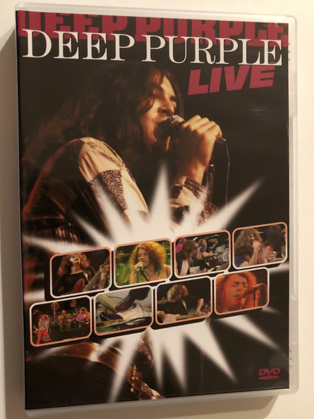 Deep Purple Live / A blistering gathering of sheer rock power / Ritchie Blackmore on guitar, Jon Lord on keyboards, Roger Glover on bass, and Ian Paice on drums / DVD (8712177055654)