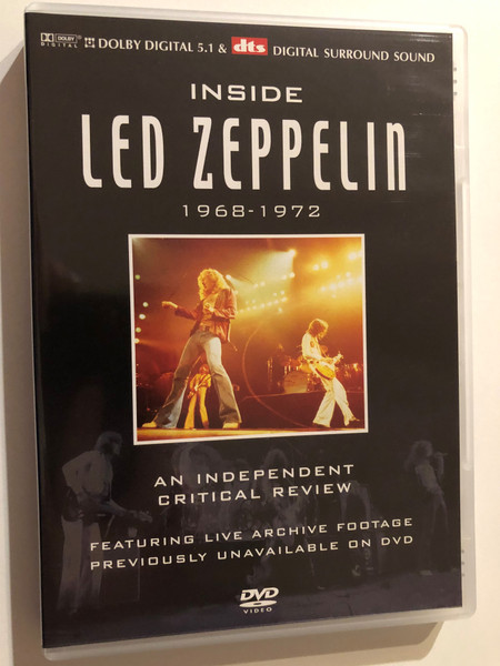 INSIDE LED ZEPPELIN 1968-1972 / THE DEFINITIVE CRITICAL REVIEW / CLASSIC ROCK PRODUCTIONS / Bonus: A rare performance by Led Zeppelin of Eddie Cochrane's Let's Have a Party / DVD (823880015809)