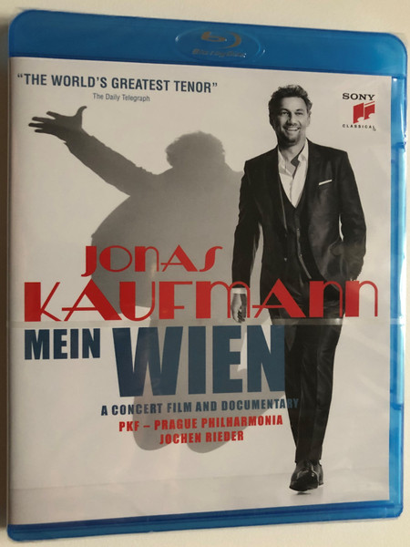 Jonas Kaufmann: Mein Wien / "THE WORLD'S GREATEST TENOR" / A CONCERT FILM AND DOCUMENTARY / PKF-PRAGUE PHILHARMONIA - JOCHEN RIEDER / Blu-Ray (194397340297)