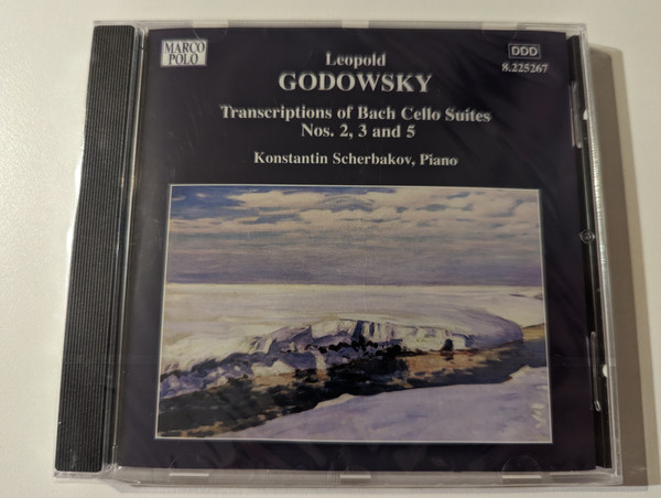 Leopold Godowsky: Transcriptions of Bach Cello Suites Nos. 2, 3 and 5 - Konstantin Scherbakov (piano) / Marco Polo Audio CD 2006 / 8.225267 