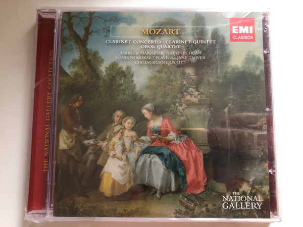 Mozart - Clarinet Concerto; Clarinet Quintet; Oboe Quartet / Andrew Marriner, Gordon Hunt, London Mozart Players: Jane Glover, Chilingirian Quartet / EMI Classics Audio CD 2001 Stereo / 5099967828920