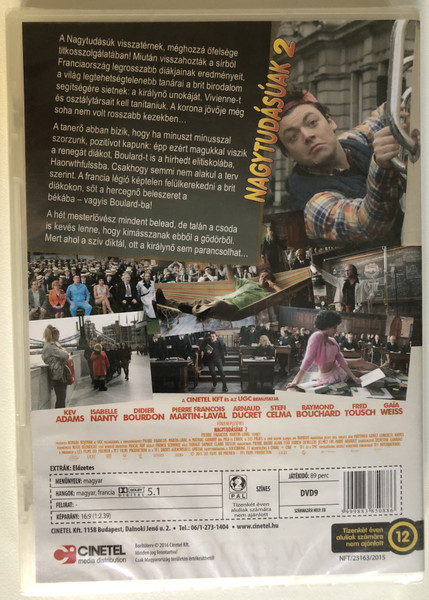 NAGYTUDASUAK 2.  NEM ELEGGE ZART OSZTÁLY VISSZATÉR!  DVD Video (5999883850886)