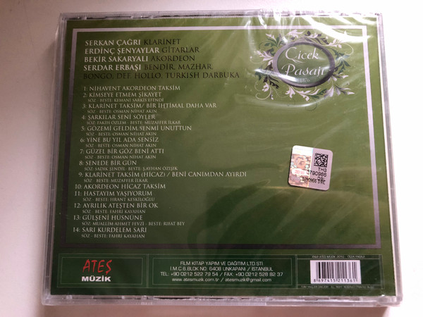 Çiçek Pasajı: Turkish Classiscs Relaxation Music / Ateş Müzik Audio CD 2010