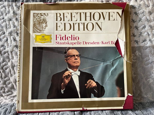 Beethoven Edition: Fidelio - Staatskapelle Dresden, Karl Böhm / Deutsche Grammophon 3x LP, Box Set / 643 614 - 643 616