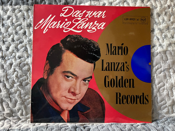 Das War Mario Lanza - Mario Lanza's Golden Records / RCA Victor LP Stereo / LSP-9921