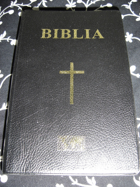 Biblia Black Vinyl Bound / Romanian Bible 115 X 180 / Biblia Sau Sfanta