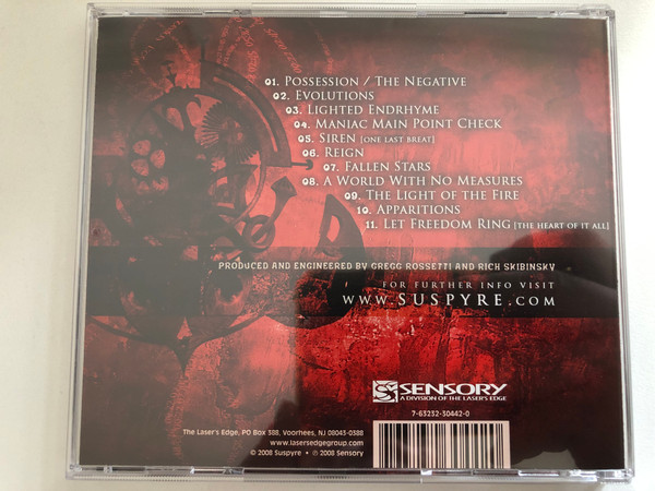 Suspyre – When Time Fades... / Sensory Audio CD 2008 / SR3044