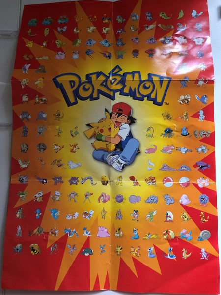 Pokémon - With 10 Brand New Songs! / Incl. Poster with 150 Pokémon / BONUS! This CD Contains the PokeRAP Music Video! / Edel Audio CD 1999 / 0069852ERE