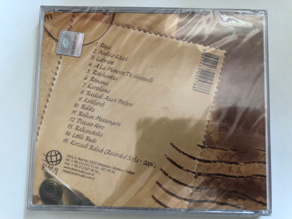 Balkan Messengers: Labyrinth - Nedim Nalbantoglu, Neshko Neshev, Izzet Kizil, John Matthew Hall / Dms Müzik Audio CD