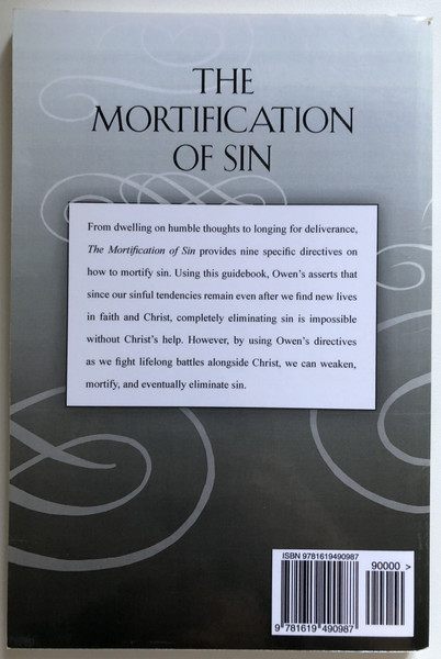 THE MORTIFICATION OF SIN  JOHN OWEN  Trinity Press, 2013  Paperback (9781619490987)