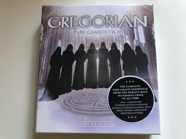 Gregorian – Pure Chants I & II / The Original / The Complete Pure Chants Eperience From The World's Most Successful Choir Of All Time / Incl. 12 Brand New Interpretations Of Beloved Hymnes / Ear Music 2x Audio CD, Box Set 2022 / 0218241EMU