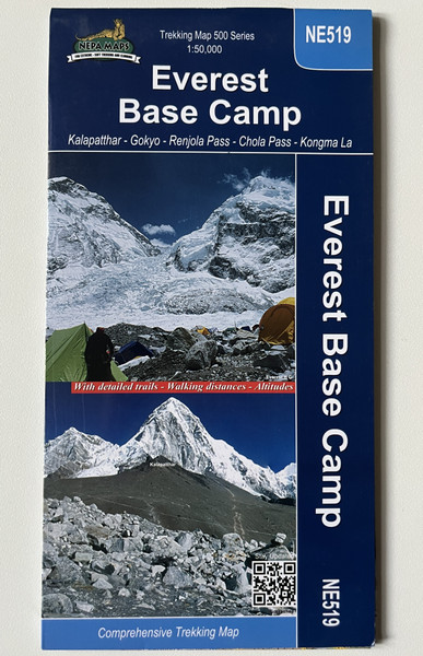 Everest Base Camp  Kalapatthar - Gokyo - Renjola Pass - Chola Pass - Kongma La  Trekking Map 500 Series 150,000  NE519  Nepa Maps (9789937577076)