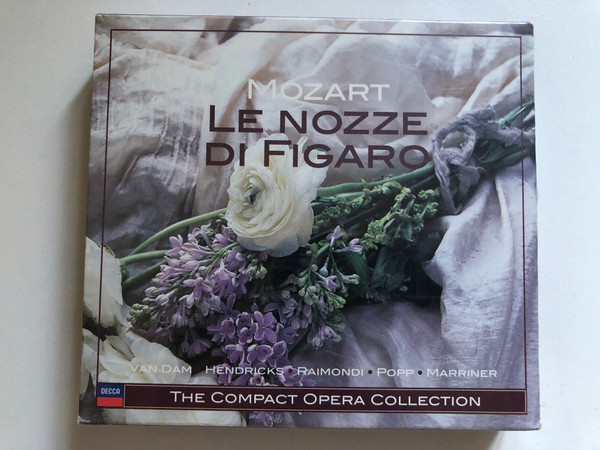 Mozart: Le Nozze Di Figaro - Van Dam, Hendricks, Raimondi, Popp, Marriner / The Compact Opera Collection / Decca 3x Audio CD, Box Set 2002 / 470 573-2