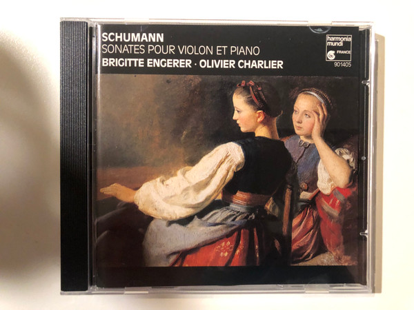 Schumann: Sonates Pour Violon Et Piano - Brigitte Engerer, Olivier Charlier / Harmonia Mundi France Audio CD 1992 / HMC 901405