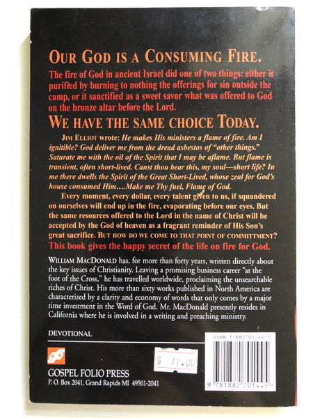 My Heart, My Life, My All by William MacDonald / A Companion to TRUE DISCIPLESHIP / Love's Response: A Living Sacrifice / Publisher: Gospel Folio Press (1882701445)