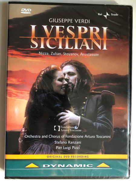 Giuseppe Verdi: I Vespri Sicilliani (SICILIAN VESPERS) / Drama in five acts / Libretto by E. Scribe and C. Duveryer / Orchestra and Chorus of Fondazione Arturo Toscanini Conductor: Stefano Ranzani / DVD (8007144335519)