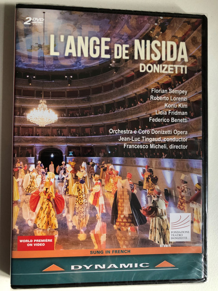 L'ange de Nisida / Opera in four acts - Libretto by Alphonse Royer and Guastave Vaëz / Donizetti Opera Orchestra / Conductor: Jean-Luc Tingaud Chorus Donizetti Opera Chorus Master: Fabio Tartari / New Production by Donizetti Theater Foundation / DVD (8007144378486)