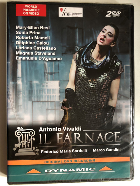 Il Farnace (Opera di Firenze) 2 DVD Set / Drama for music RV 711-G Libretto by ANTONIO MARIA LUCCHINI / ORCHESTRA OF THE FLORENTINE MUSICAL MAY / Conductor FEDERICO MARIA SARDELLI / DVD (8007144376703)