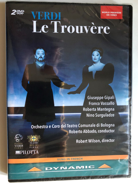 Verdi: Trouvere 2 DVD Set / Opera in four acts - Libretto by Salvadore Cammarano French translation by Émilien Pacini / Orchestra and Chorus of the Teatro Comunale of Bologna Conductor: Roberto Abbado Chorus Master: Andrea Faidutti / DVD (8007144378356)