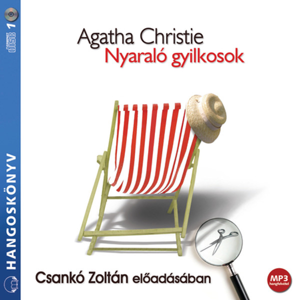 Agatha Christie Nyaraló gyilkosok - hangoskönyv  Csankó Zoltán előadásában  Hungarian Audio Book  MP3 CD (9789630961721)