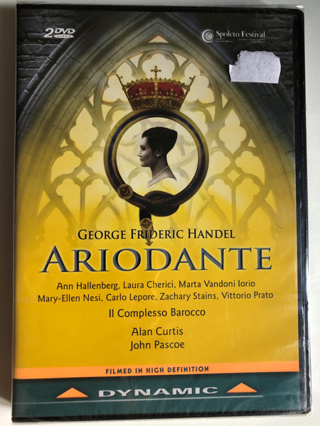 Handel: Ariodante 2 DVD Set / Dramma per musica in three acts Libretto / IL COMPLESSO BAROCCO ALAN CURTIS, conductor / Bonus tracks: introductions to the opera with John Pascoe and Alan Curtis / DVD