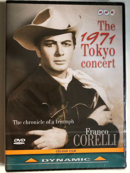 Corelli: The 1971 Tokyo Concert / Recorded at the Kosei Nenkin Kaikan Tokyo, November 8th, 1971 / TOKYO PHILHARMONIC ORCHESTRA / Alberto Ventura, conductor / DVD (8007144335151)