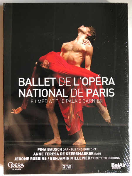 Paris Opera Ballet 3 DVD Set / ORPHEUS AND EURYDICE / RAIN / TRIBUTE TO JEROME ROBBINS ON THE SUN / THE CONCERT / TRIAD / IN THE NIGHT / Paris Opera Orchestra / Paris Opera Ballet / DVD