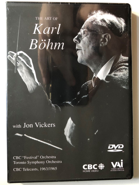 The Art of Karl Bohm / CBC "Festival" Orchestra / The Toronto Symphony Orchestra / Karl Böhm, conductor / A Canadian Broadcasting Corporation Production / DVD (089948423393)