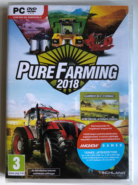 PURE FARMING 2018  TECHLAND  PC DVD ROM (5902385105880)